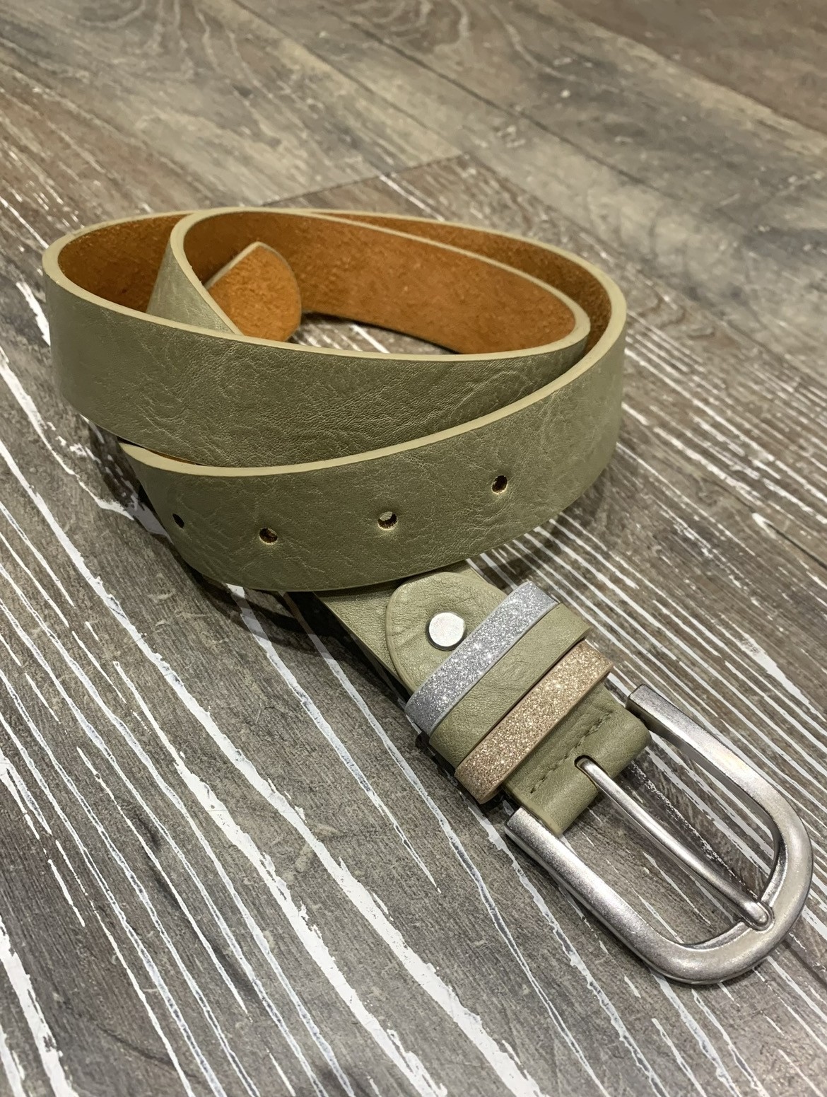 Ceinture kaki clair