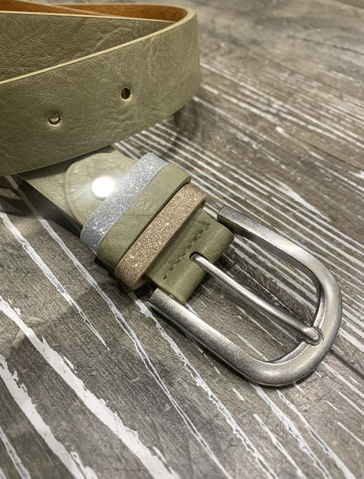 Ceinture kaki clair