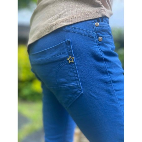 Jean bijoux bleu
