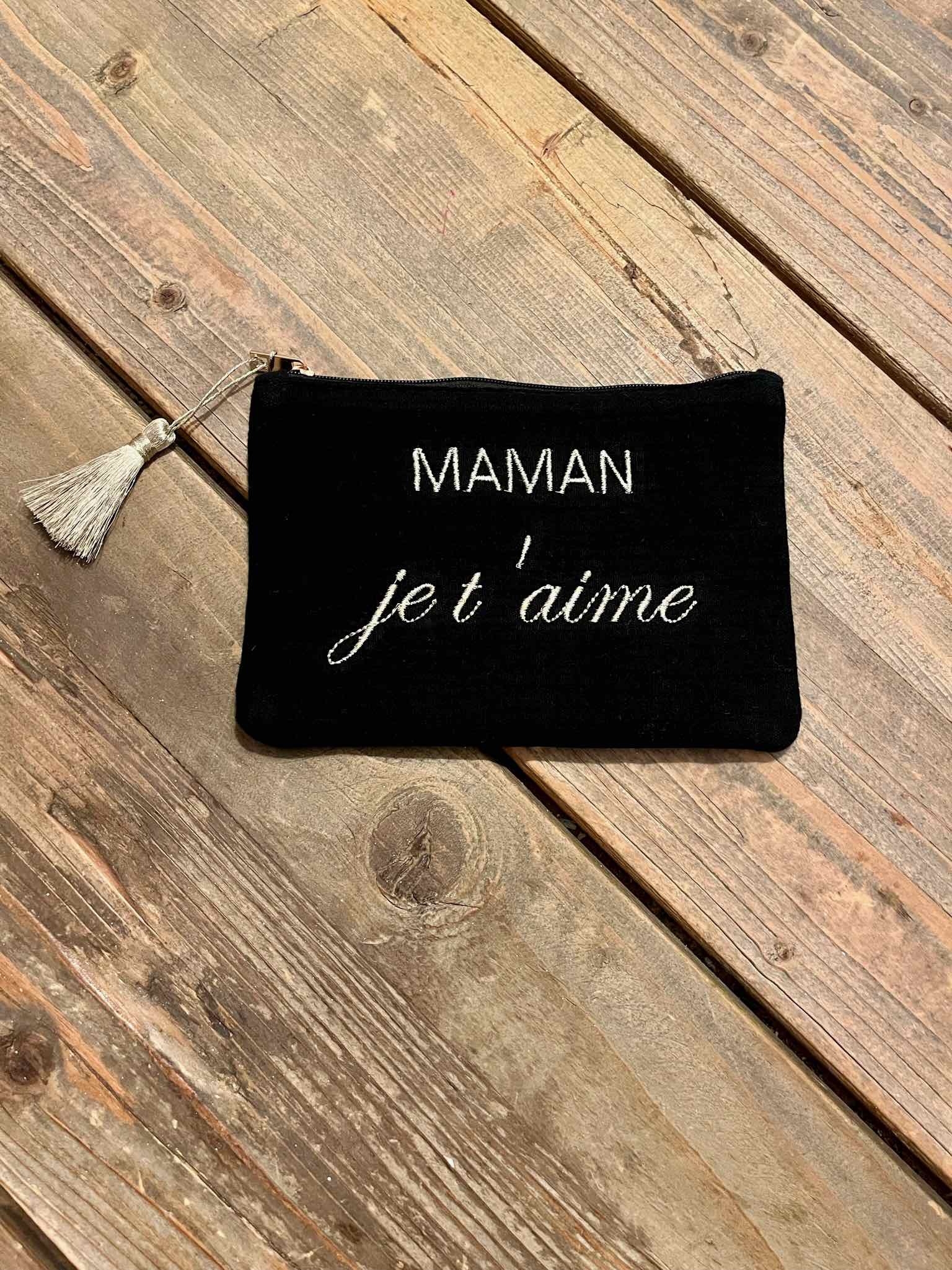 Pochette gaze Maman je...