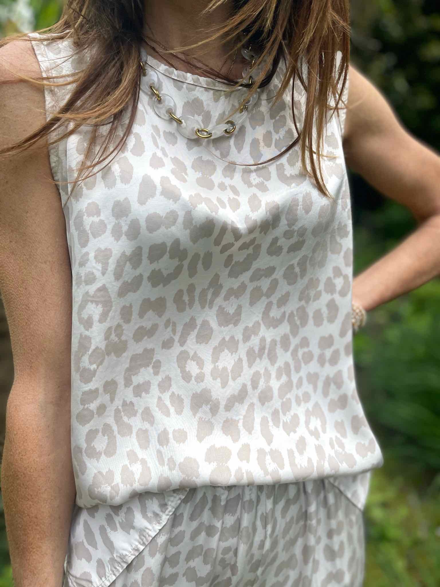 Ensemble léo beige
